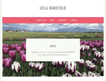 Tablet Screenshot of leilawakefield.com